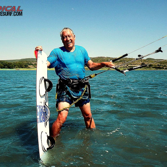 There are no age restrictions when it comes to kiteboarding