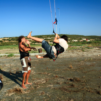 Kitesurfing ninja