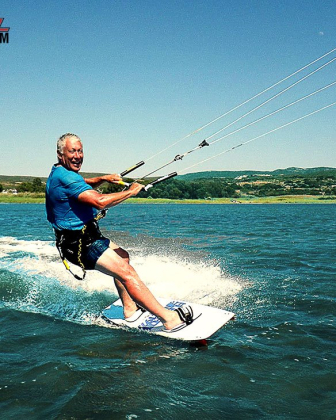 Anyone can learn to kitesurf